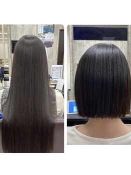 ムーブ 西白井店(MOVE)の写真/進化した縮毛矯正－－。サラサラな手触りと質感☆女性らしさを最大限引き上げるうるツヤストレート☆