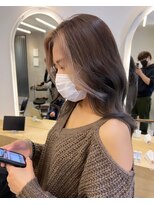 ジーナ 船橋(Zina) 髪質改善*ロングレイヤーグレーベージュ*美髪【Zina船橋】