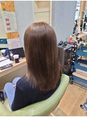 ノンブリーチミルクティーベージュ軽めロング