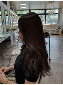 大人可愛い20代30代40代カラー/セミロング/宮崎