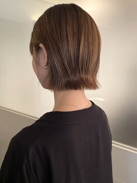 トリコ アヴェダ ららテラス北綾瀬(tricot AVEDA) 外ハネショート/外ハネボブ/似合わせショート/AVEDAカラー
