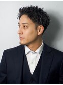 ビジネスショートパーマ