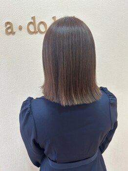 アドゥーヘアー(A do hair)の写真/忙しくてもいつでもキレイでいて欲しいからこそ★じっくり寄り添って、毎日扱いやすいスタイルをご提案♪