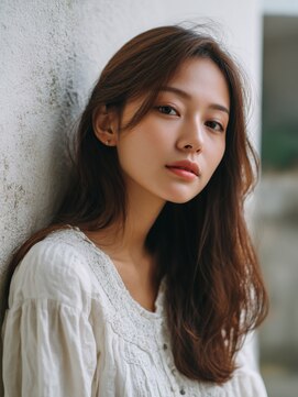 カフーヘアー 本店(Cafu hair) 透け感あふれるミディアムブラウン