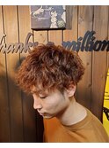 メンズカット×スパイラルパーマ