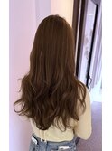 髪質改善×ナチュラルツヤカラー／柔らかウェーブロング