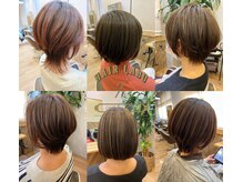 ワンバイアンジ(ONE by Angie)の雰囲気（髪質や骨格に合わせた“似合わせショート＆ボブ”が人気。）