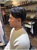 MEN’S HAIR/ブルーブラック/フェザーパーマ/瀬田