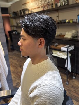 エクファフォーメン(EX-FA FOR MEN) MEN’S HAIR/ブルーブラック/フェザーパーマ/瀬田