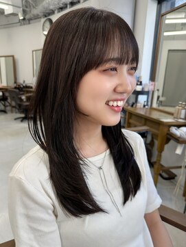 ハピネス 梅田茶屋町店(HAPPINESS) レイヤーカット/ブリーチなし/ハイレイヤー/韓国スタイル