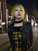 スリー(three)&nbsp;LIME GREEN × YELLOW【ミックスカラー】