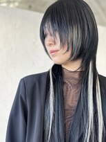 ザヘアメイクシェア(THE -HAIR MAKE SHARE-)&nbsp;黒髪ロングウルフ☆個性派モード女子にオススメ