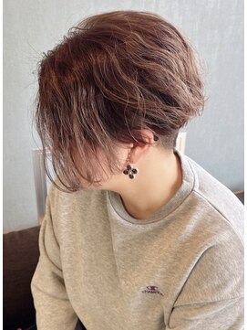 シャトン(chaton) ミルクティーブラウン/ショートヘア/