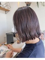 アーブルポンテ(ARBRE ponte)&nbsp;切りっぱなしブリーチハイライトピンクパープル