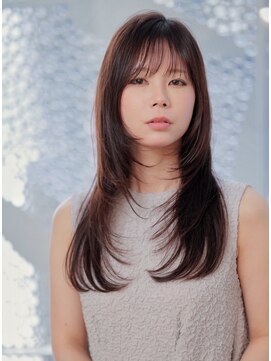 ミチオ ノザワ ヘアサロン ギンザ(Michio Nozawa HAIR SALON Ginza) レイヤーカット/顔周りレイヤー /ストレートヘア/セミロング