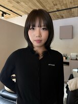 エルメ(Herme)&nbsp;マッシュバングの鎖骨ミディアム