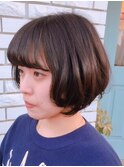 ふんわりかわいいボブ