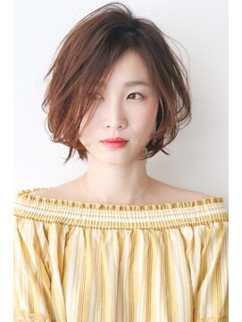 オーバルヘアー ルポ(OVAL hair repos) エアリーな質感で大人かわいいシアーボブ/ボブレイヤー