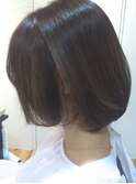 大人かわいい☆透明感カラー×ひし形ワンカールボブ