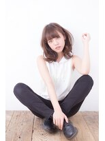 サロンドメルシー (salon de merci)&nbsp;【merci 青葉台】無造作 カール 大人ボブ ふわミディ☆