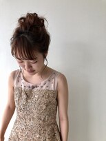 ケイズプラスカラン(HAIR AND MAKEUP K's PLUS calin)&nbsp;【倉敷　沖/calin】ルーズなお団子