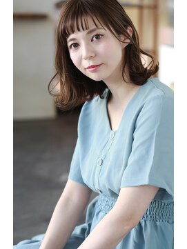 ラファンジュ ヘアー クレオ(Rohange hair Creo) 【Creo】光色ベージュのヌーディミディ#ピンクベージュ