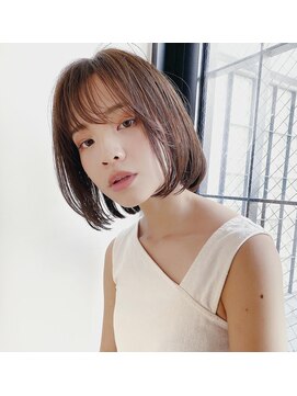 ノンダメージサロン ステラバイボヌール(Stella by Bonheur) stylist大山）ストレートアイロンだけで可愛くなる！こなれボブ