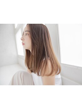 ≪本山30秒!≫髪に優しい薬剤使用でダメージレス＆トリートメント付でつるんとナチュラルなストレートに！