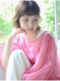 ふんわりミニマムボブ