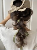 【Voasorte ORIENTAL】リボンを使った簡単ヘアアレンジ
