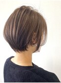 アディクシー×グレージュ×ショート【大分/坂ノ市】