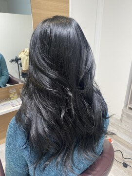アイズ(Aizu) 【Aizu 蒲原】Blue Black hair color