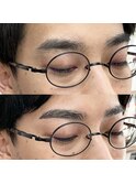 メガネの方にもオススメのメンズ眉毛ワックス