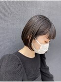 切りっぱなしボブ