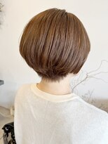 レポヘアー(Repos hair)&nbsp;20代30代40代ストレートボブリップラインミルクティベージュ