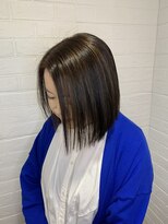 ヘアースペースブルーム プリュス 石橋店(HAIR SPACE BLOOM plus) 酸性ストレート×ハイライト