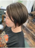 ハイトーン　丸みショート