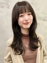 ノラ ヘアーサロン(NORA HAIR SALON)&nbsp;ナチュラル小顔前髪あり後れ毛サイドバング結べるボブくびれヘア