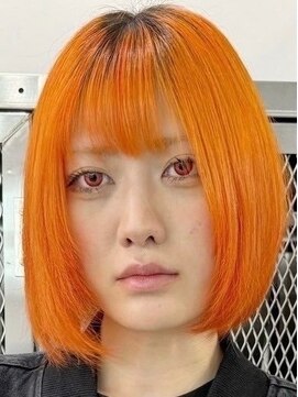 ウィコ 新宿(WICO) オレンジボブ[新宿駅/美髪/ピンクブラウン］