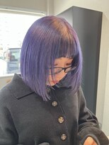 ウユ(uhyu) 【uhyu】ウルトラバイオレッド × bob