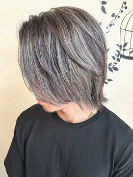 フラワー ナガハマ(Flower Nagahama) ハイライト×メンズミディアム