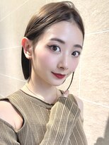 サンド 名古屋(sand)&nbsp;ボブ/レイヤーカット/髪質改善/ウェットヘア/オリーブベージュ