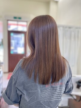 ティーズヘアイナガキイヴピアジェ しなやか＿ツヤツヤ＿潤いストレート