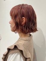 アルテヘアー(arte HAIR)&nbsp;【arte HAIR】ボブパーマ/ニュアンスパーマ/ピンクベージュ