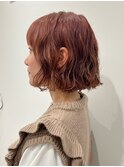 【arte HAIR】ボブパーマ/ニュアンスパーマ/ピンクベージュ