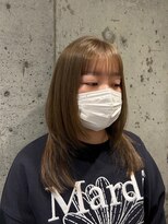 アース 高円寺店(HAIR & MAKE EARTH)&nbsp;ミディアムレイヤー♪  【@mppp_32485】