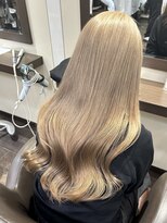 ヘアーアンドメイク ビス(HAIR&MAKE bis) 王道ミルクティーベージュ♪/メルティカラー【唐木彩華】