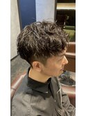 ショートツイストスパイラルパーマ