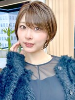 ロンドシエル 横浜(Lond ciel)&nbsp;メルティカラー似合わせカットウェーブミディアムレイヤーカット