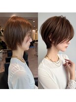 バンプ ギンザ(BUMP GINZA)&nbsp;30代40代50代絶壁解消ひし形小顔前下がりショートボブ【NAYU】